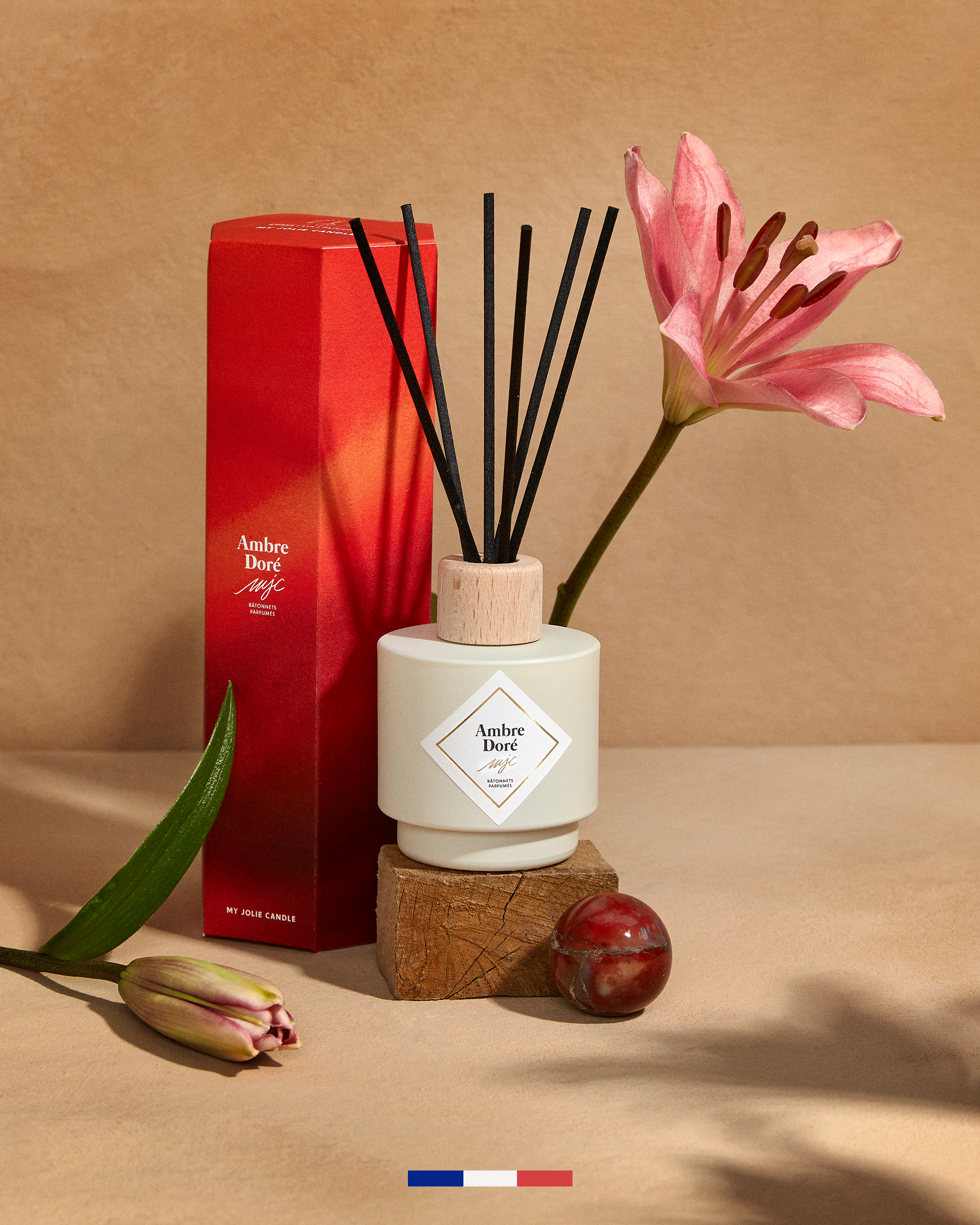 Geparfumeerd boeket Ambre Doré