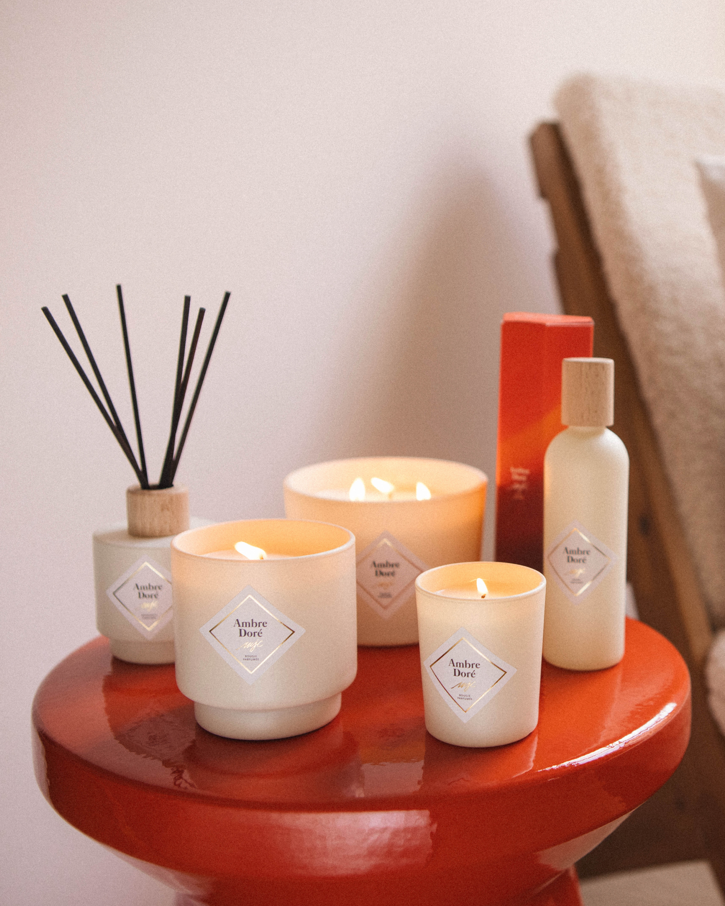 Geparfumeerd boeket Ambre Doré