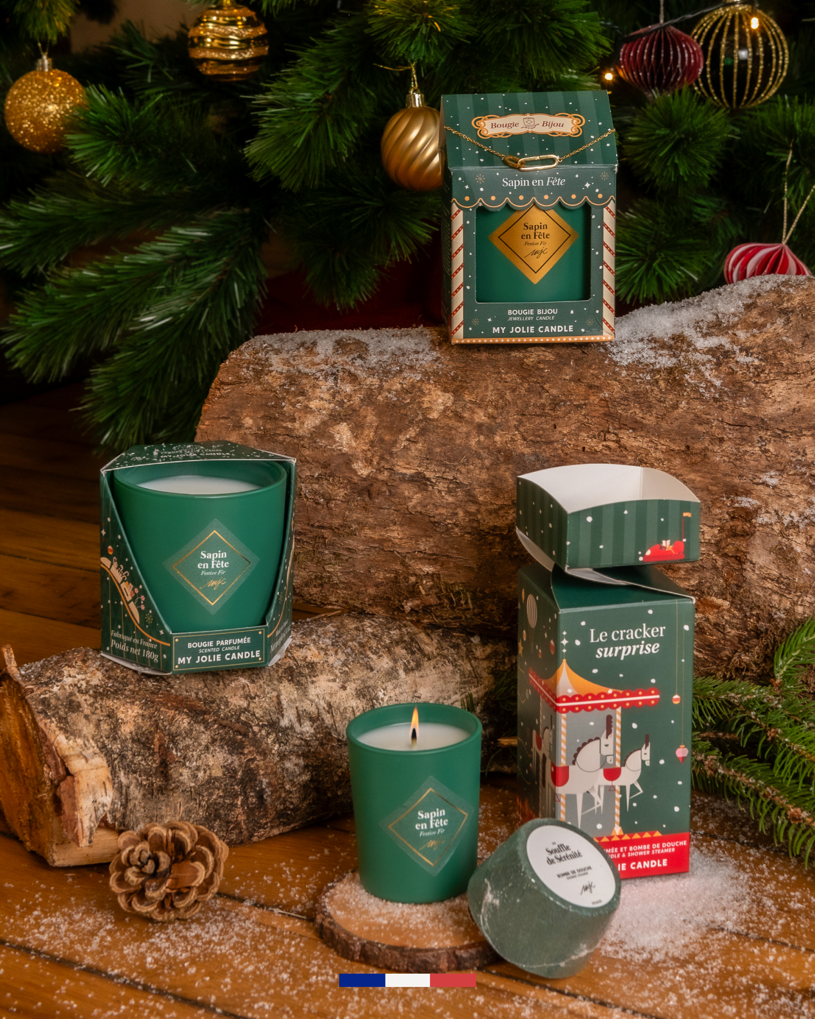 Geurkaars Sapin en Fête