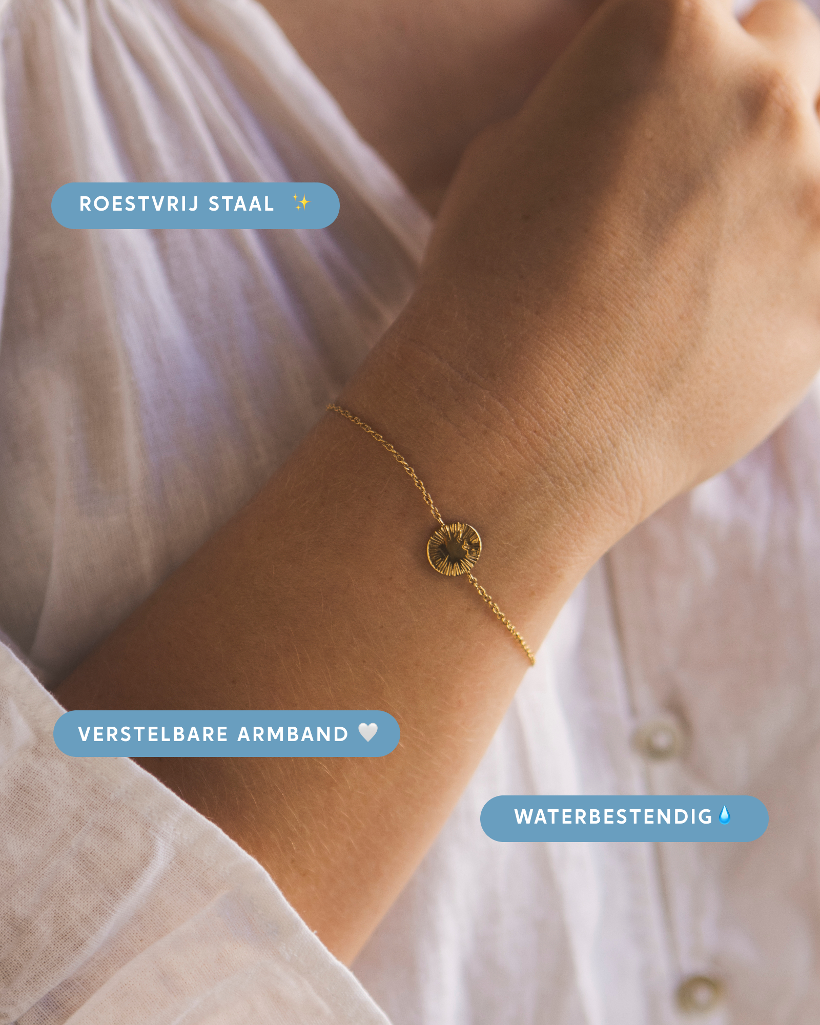 Geurkaars met sieraad Fleur de Coton