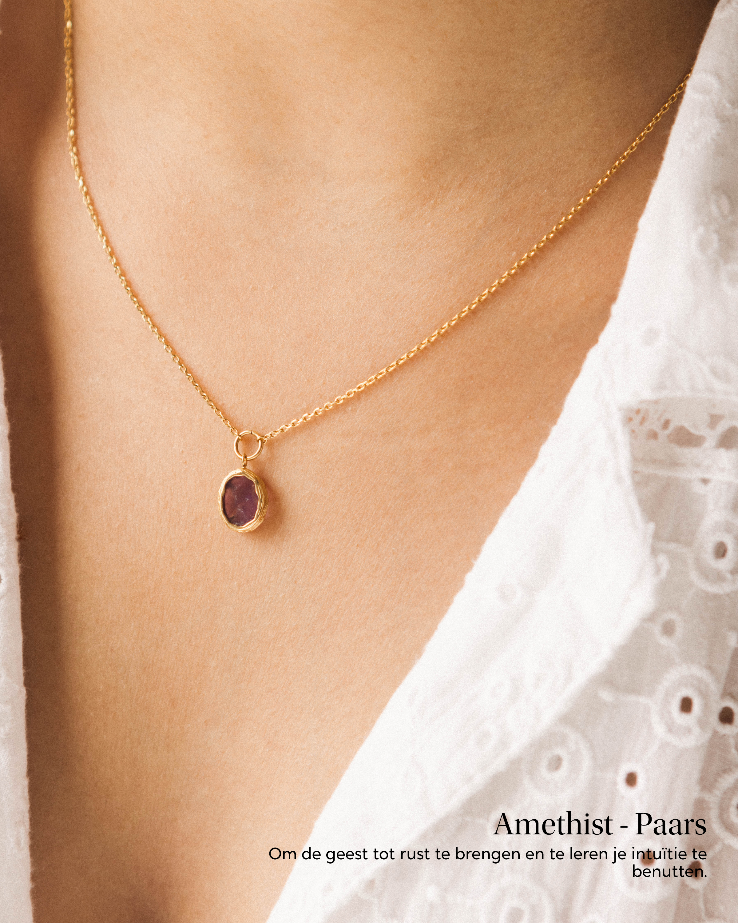 Geurkaars met sieraad Le Pouvoir des Pierres