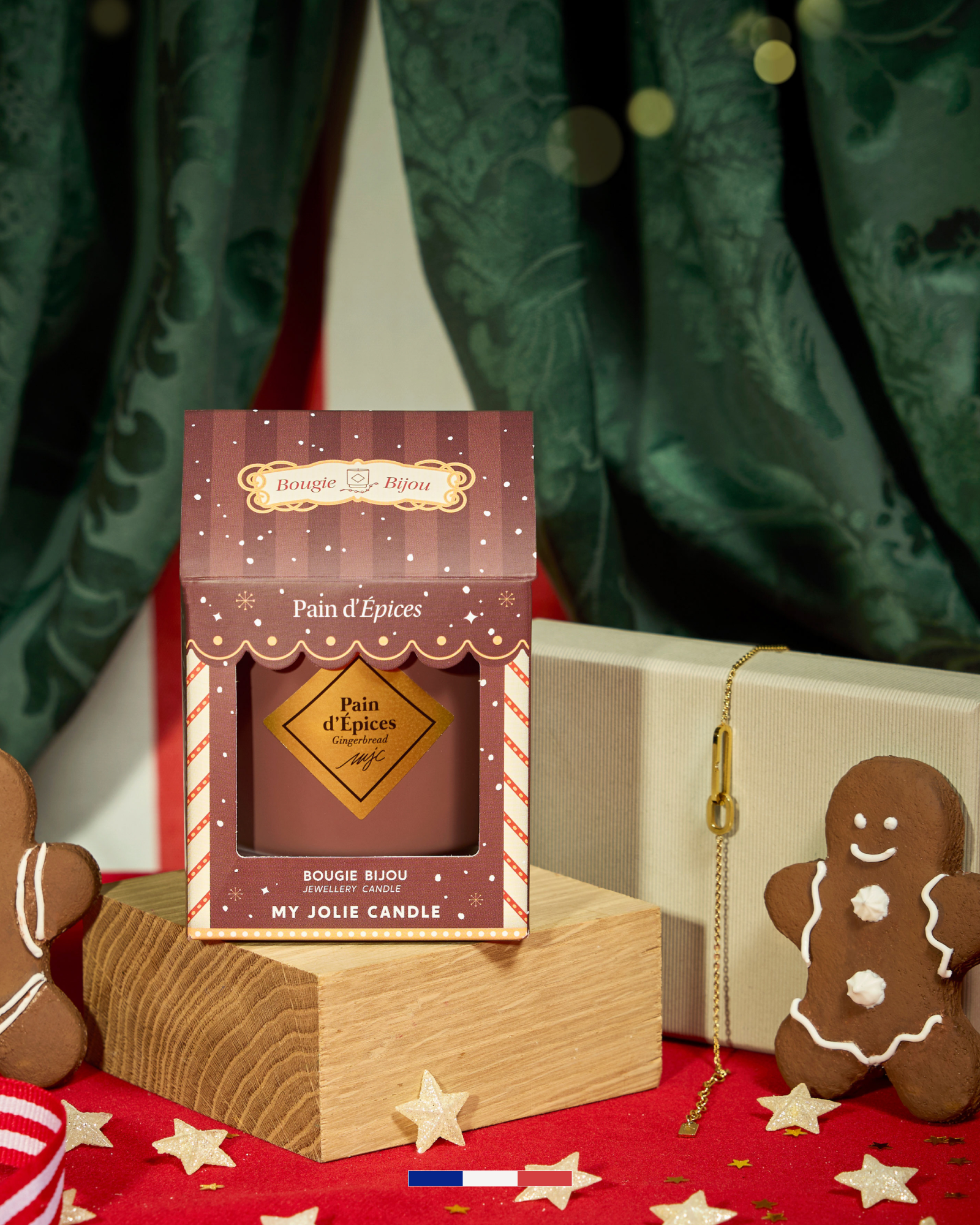 Geurkaars met sieraad armband Pain d'Épices
