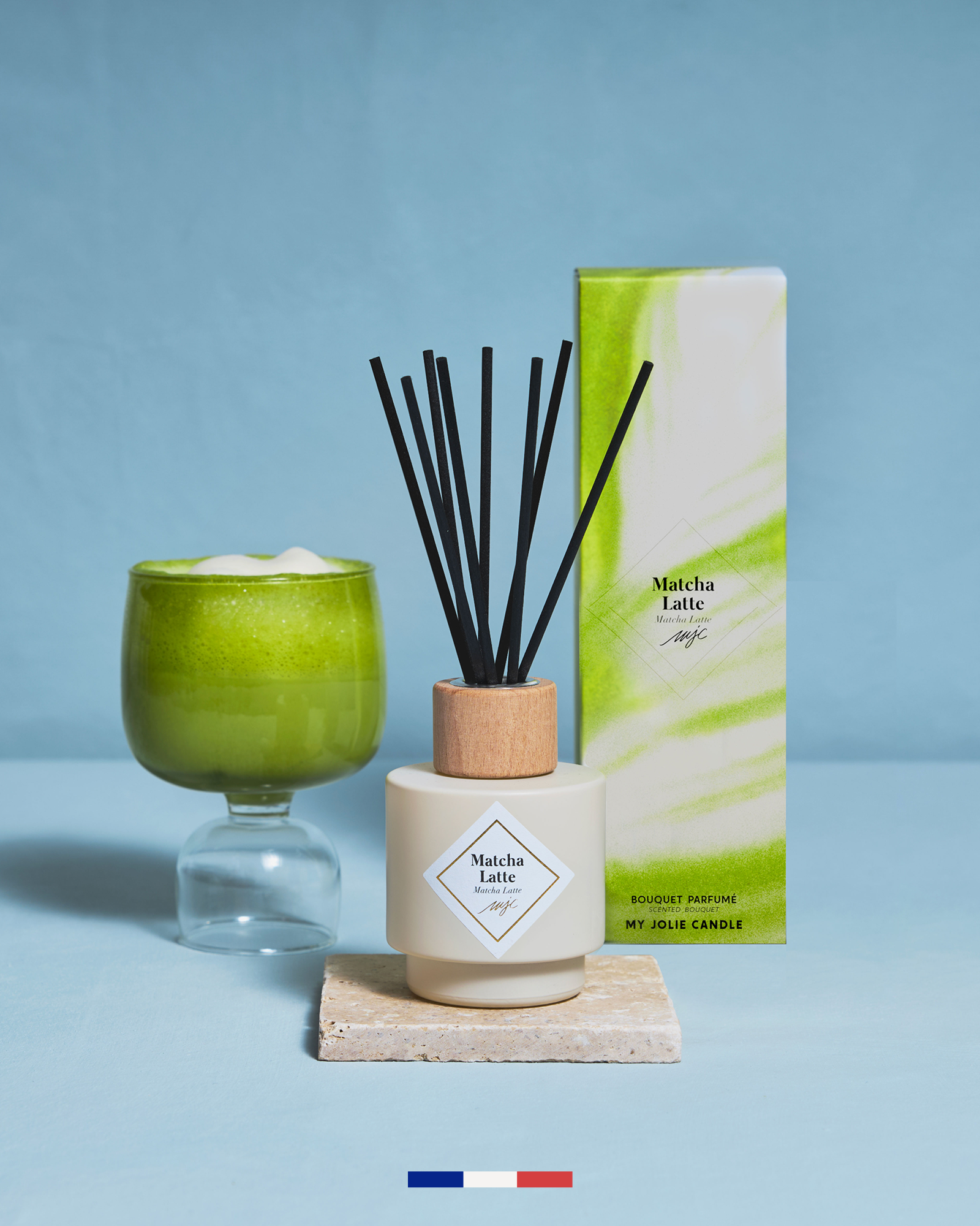 Geparfumeerd boeket Matcha Latte