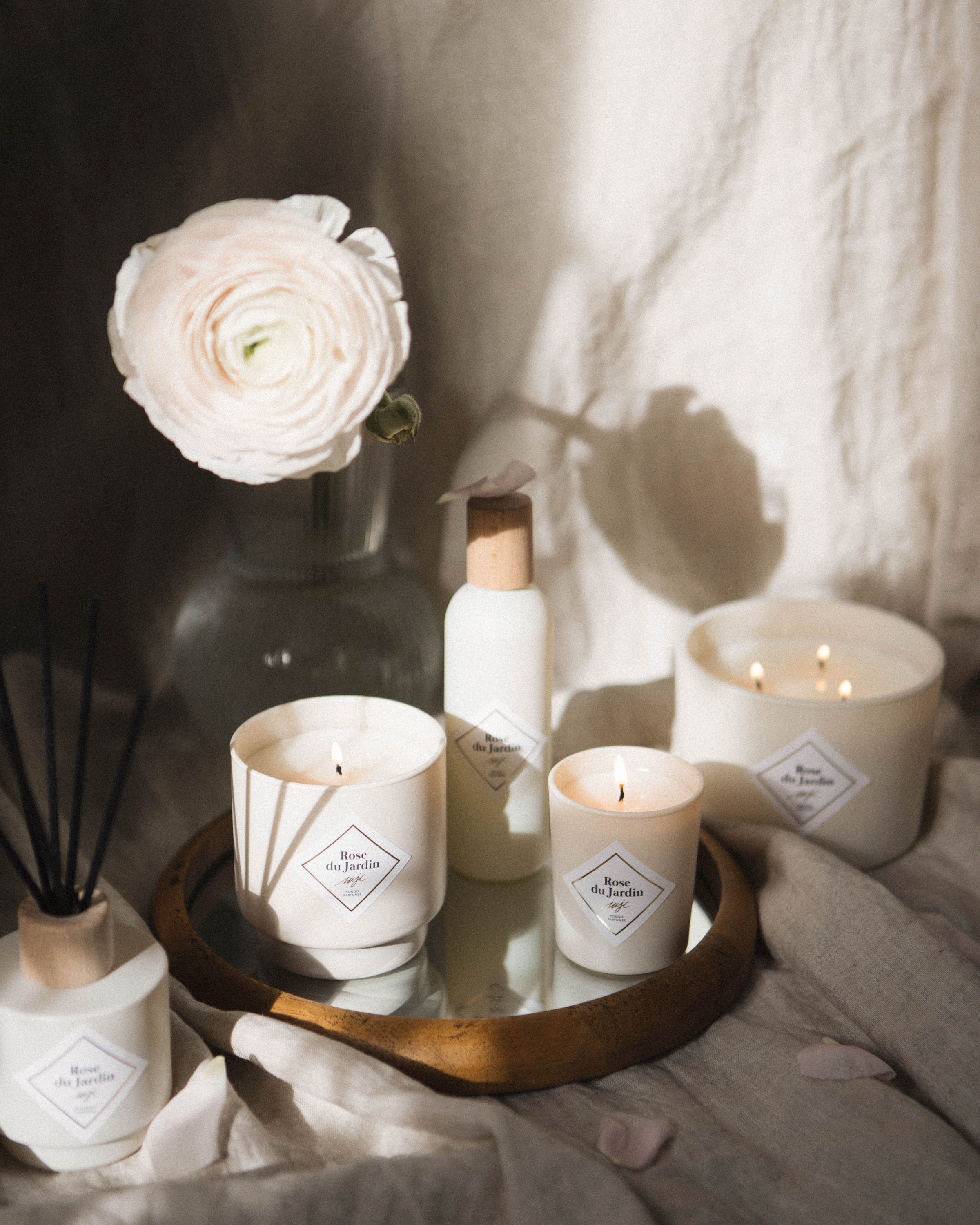 Geparfumeerd boeket Rose du Jardin