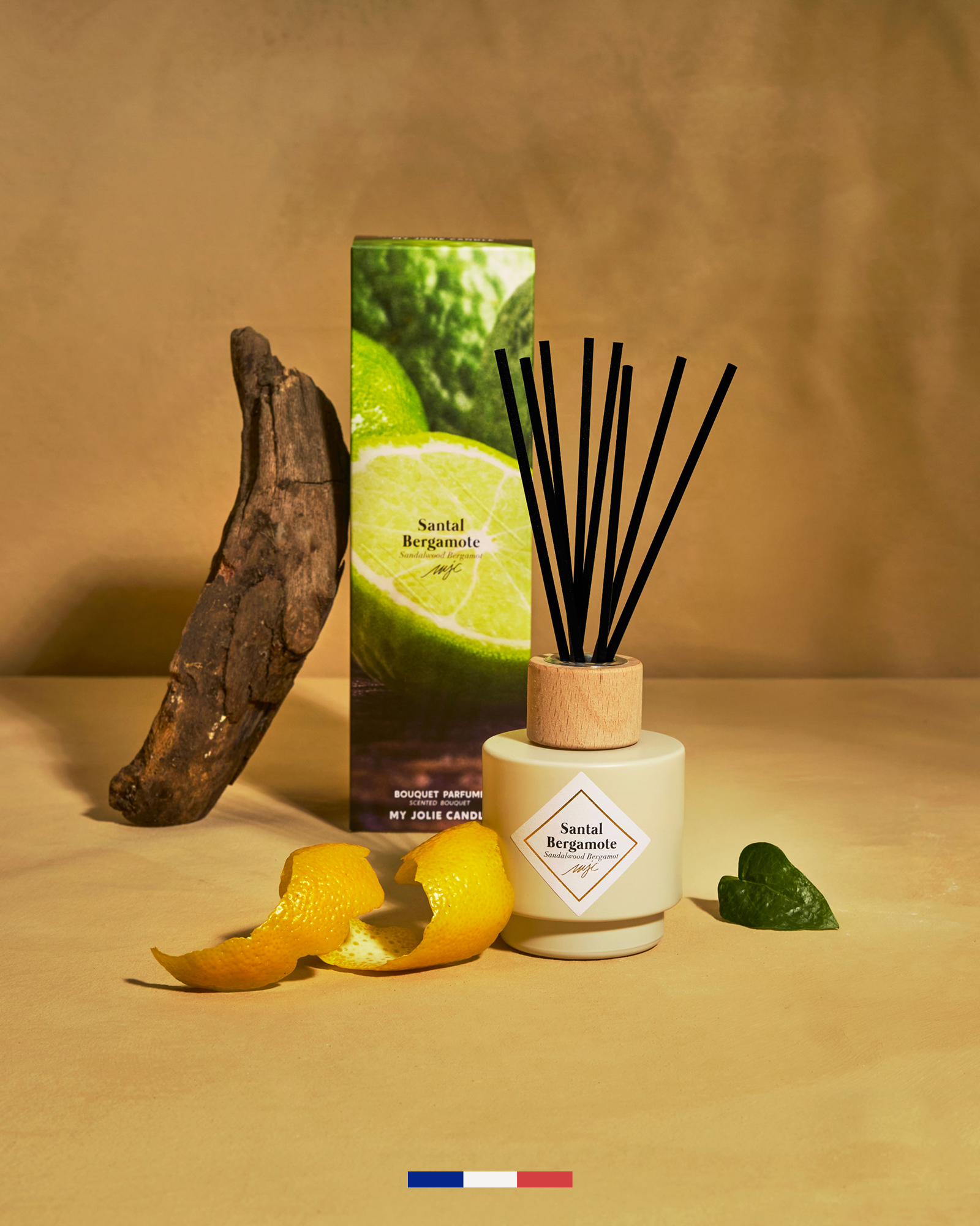 Geparfumeerd boeket Santal Bergamote