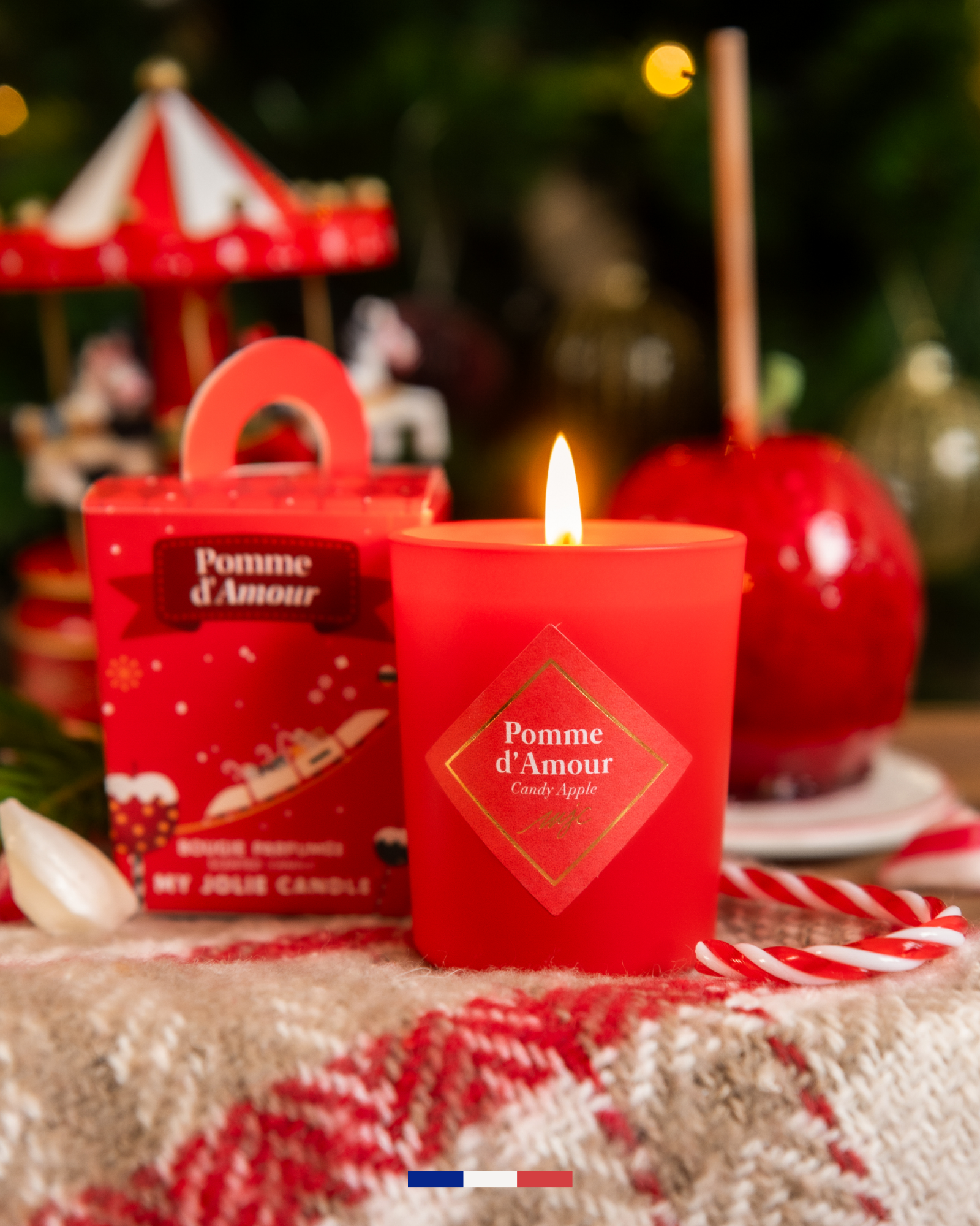 Kleine geurkaars Pomme d'Amour