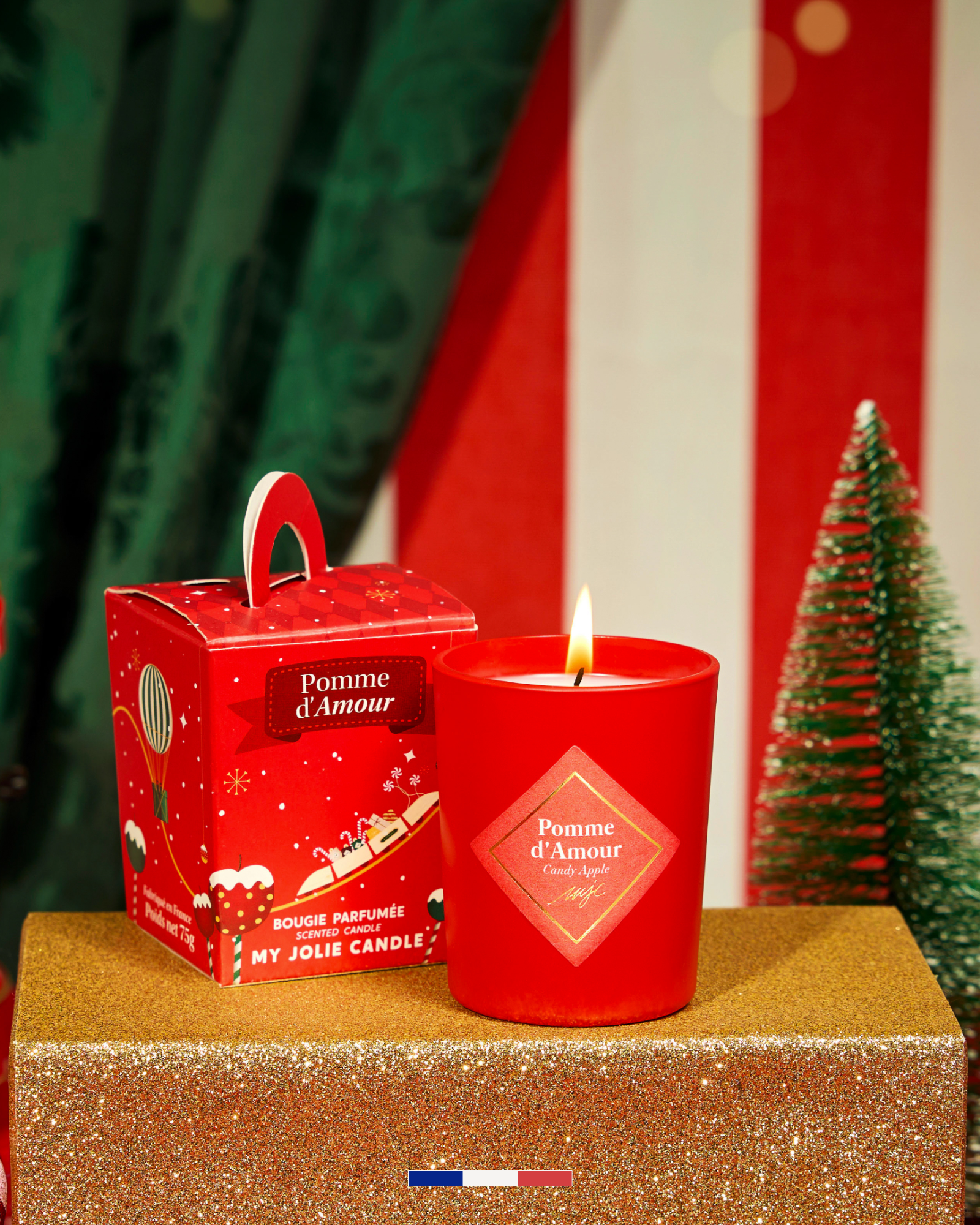 Kleine geurkaars Pomme d'Amour