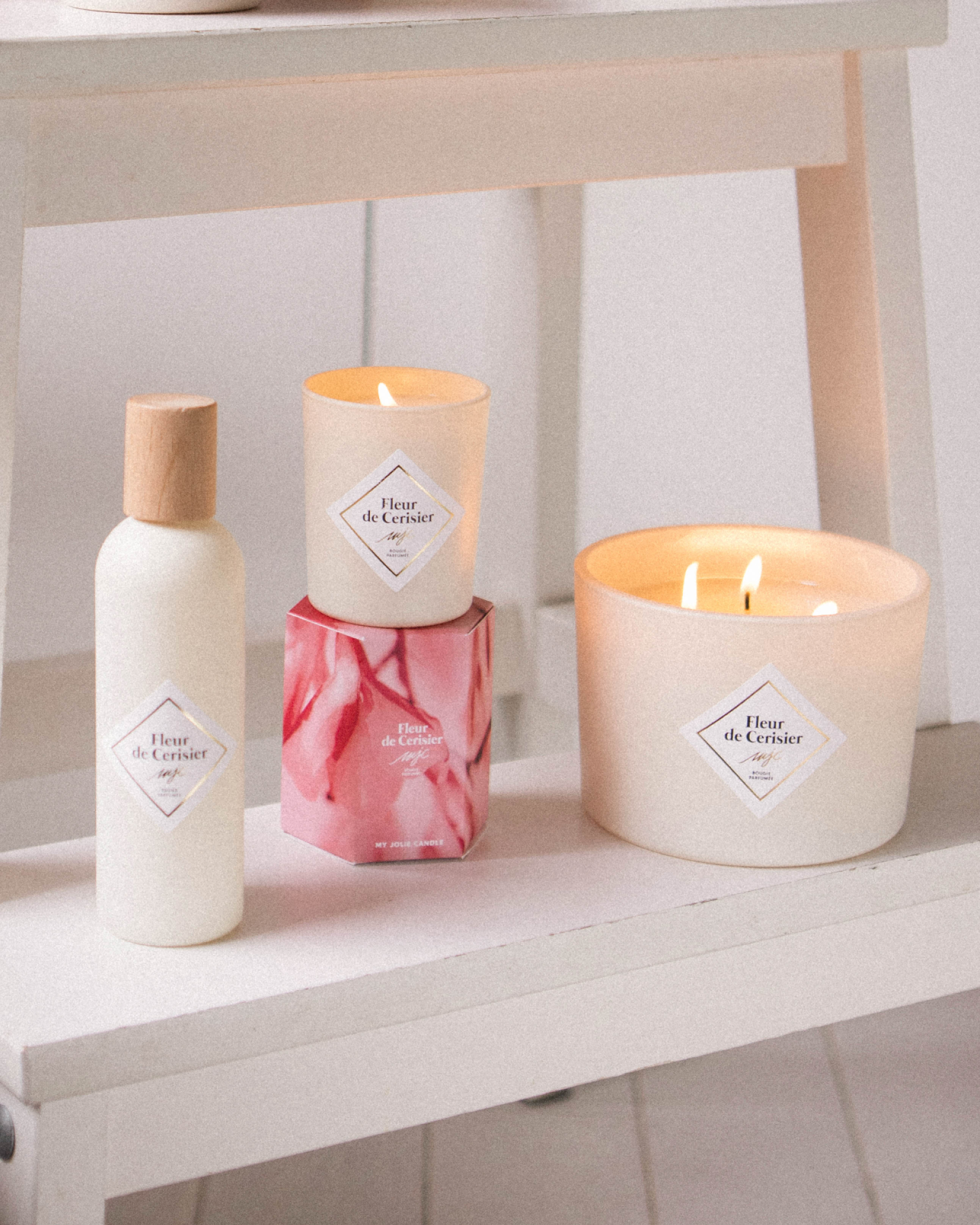 Geurkaars Fleur de Cerisier