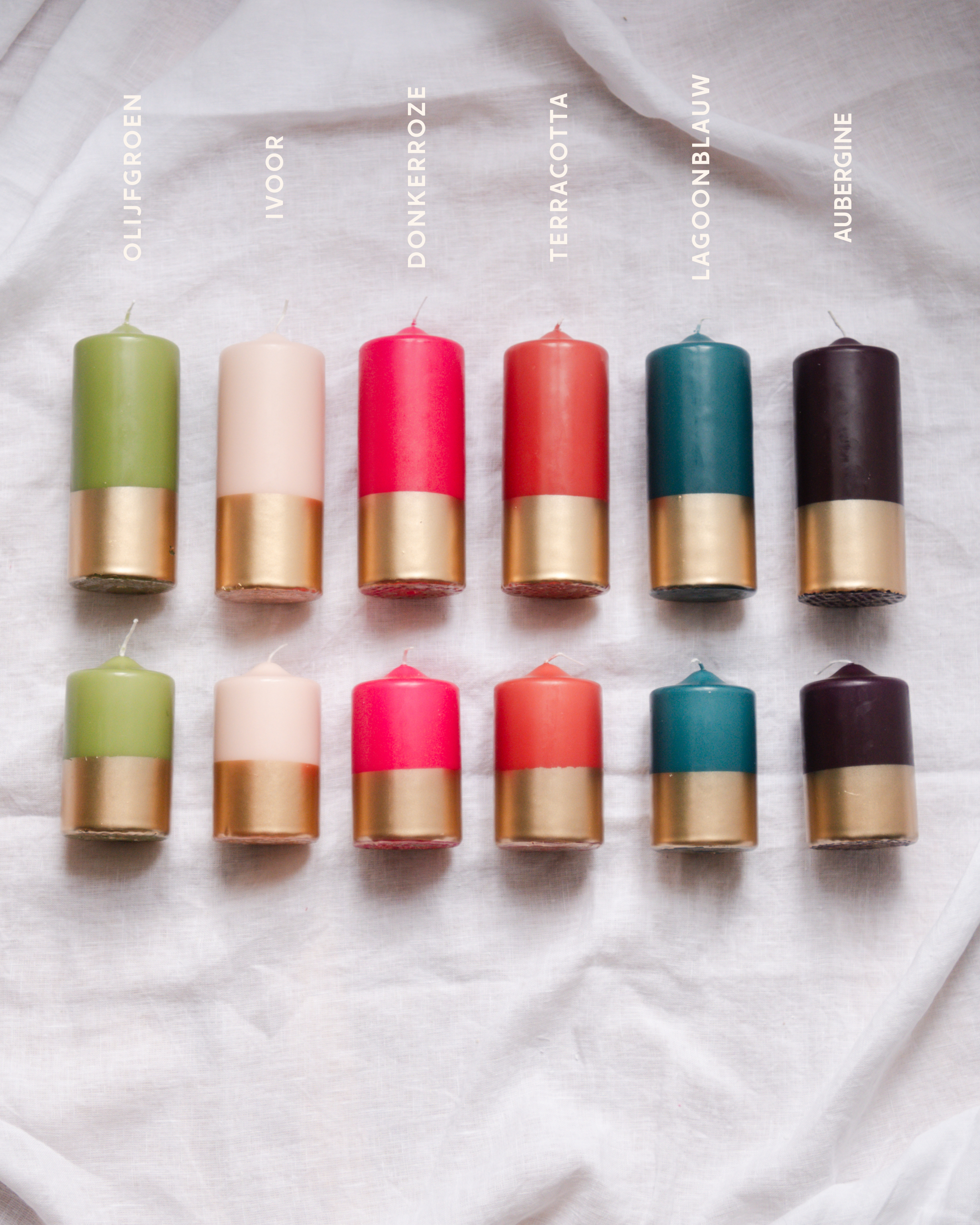 Pillarkaars Aubergine & Goud