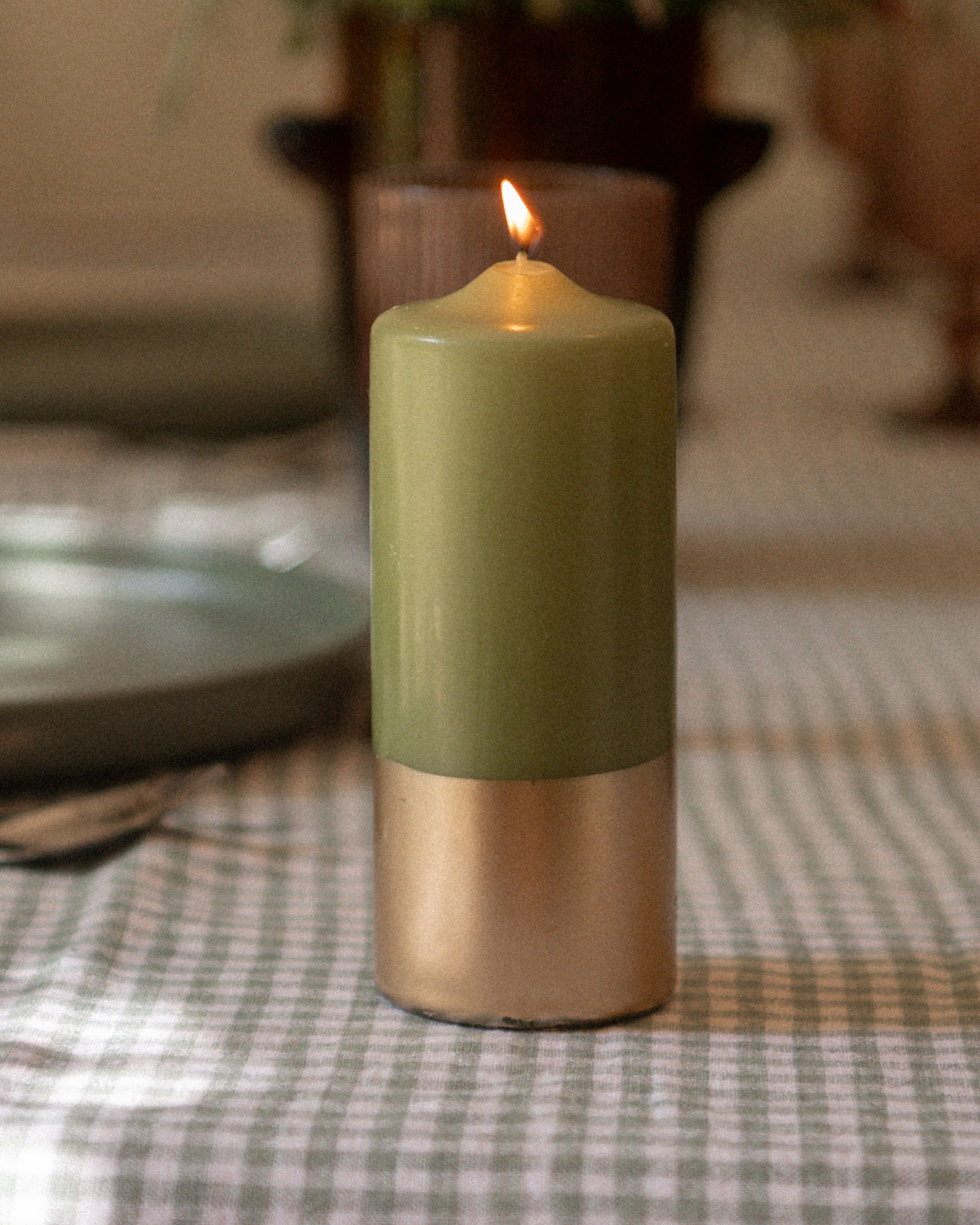 Pillarkaars Olijfgroen & Goud