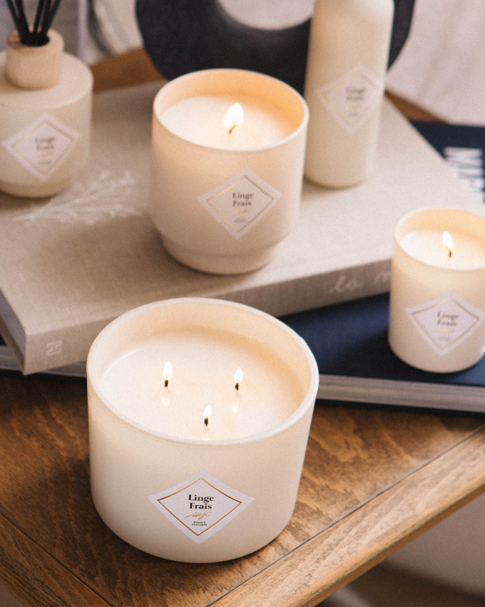Geurkaars Linge Frais